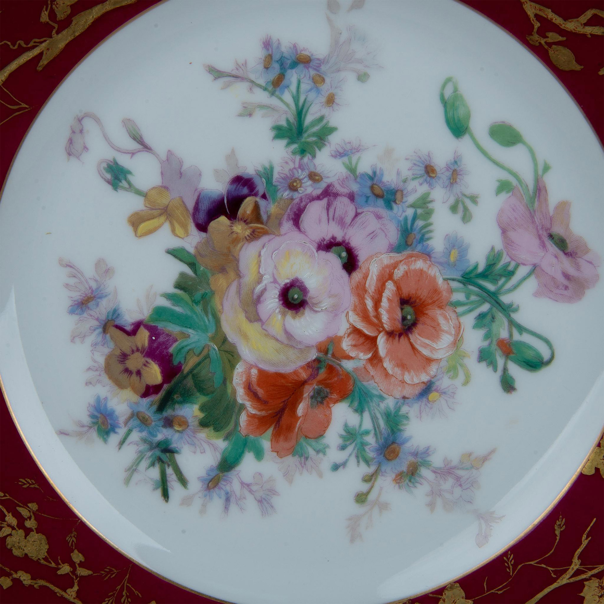 Pair of Haviland & Co. Limoges French Porcelain Plates - Image 3 of 5