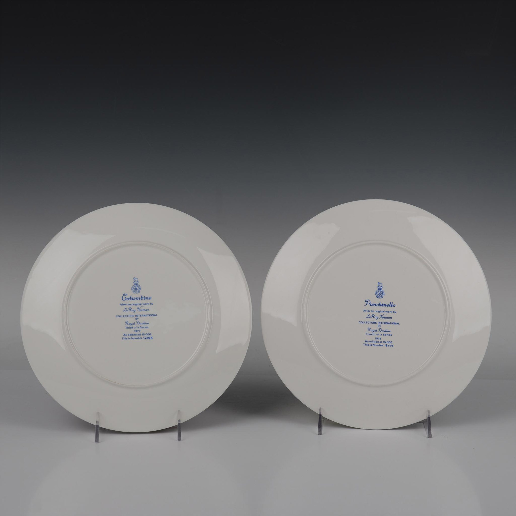 4pc Limited Ed. Royal Doulton Porcelain Art Plates Set - Image 9 of 9