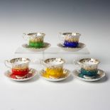 10pc Royal Albert Regal Series, Cup and Saucer Sets