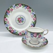 Paragon Bone China Tea Trio, Sweet Pea