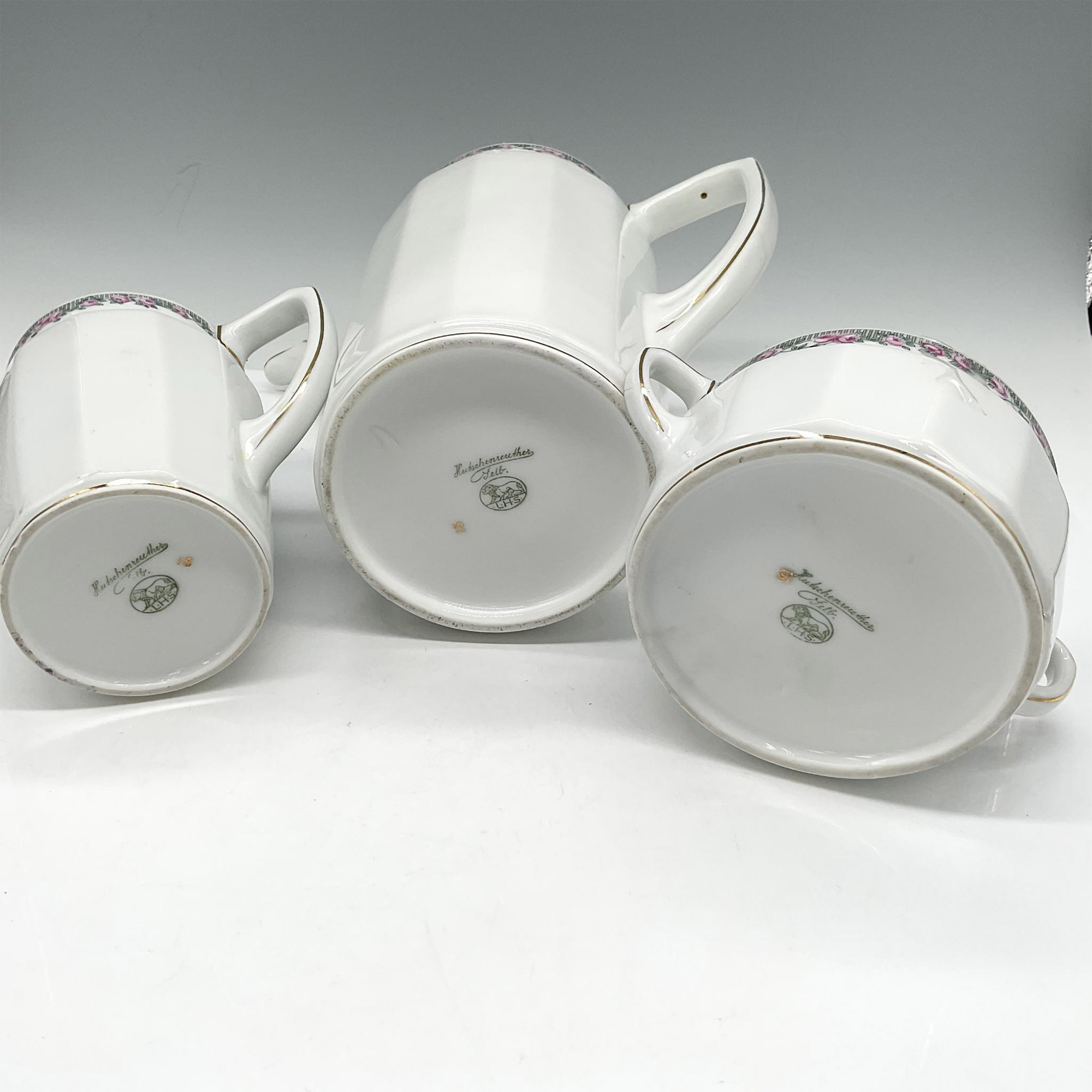 3pc Hutschenreuther Porcelain Coffee Service - Image 4 of 4