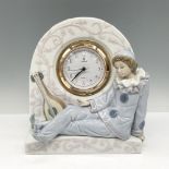 Lladro Porcelain Clock, Pierrot 01005778 - Lladro Porcelain Figurine