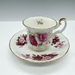 Royal Albert Queen Anne Bone China Tea Cup and Saucer Set