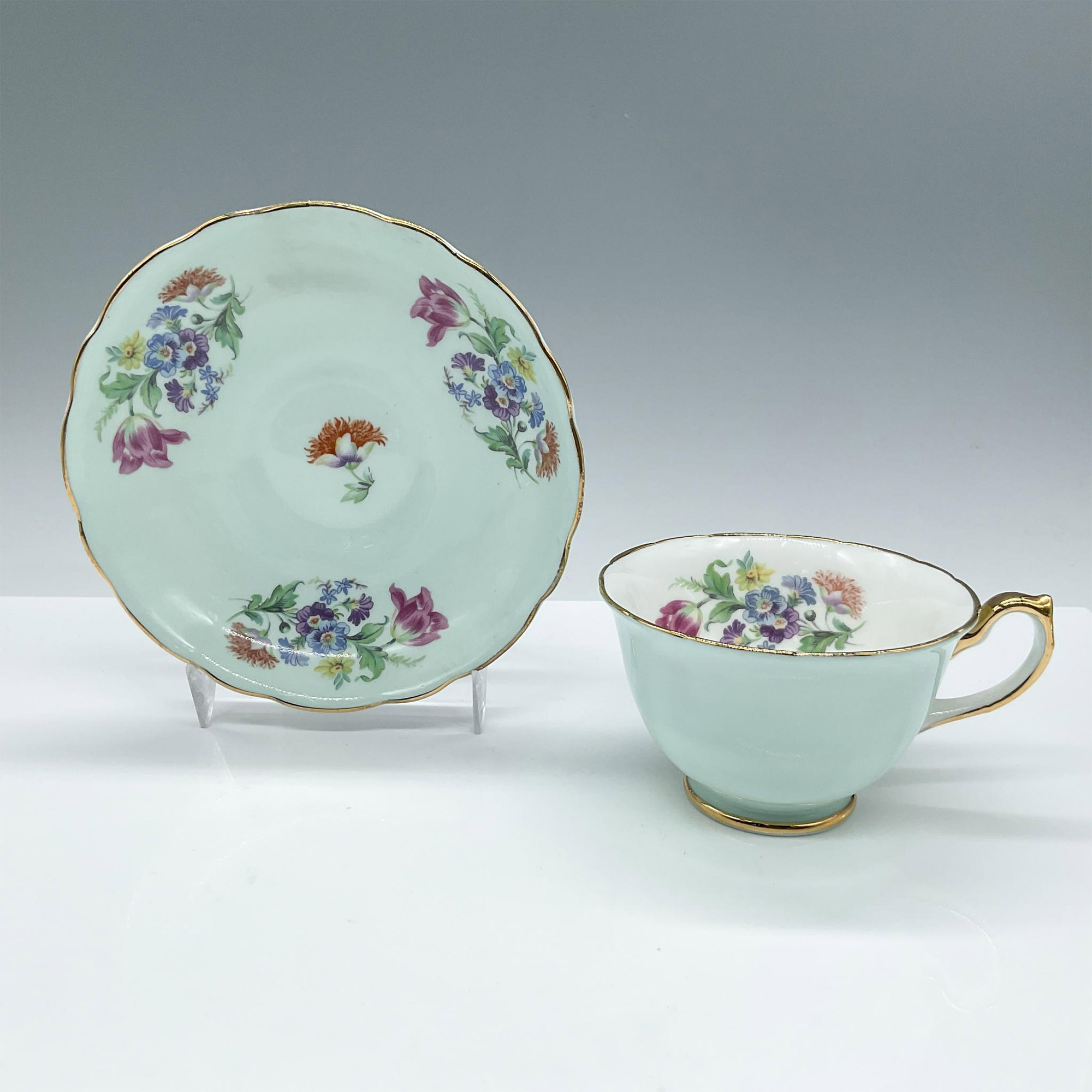 Hammersley & Co Bone China Tea Cup and Saucer Set - Image 3 of 5