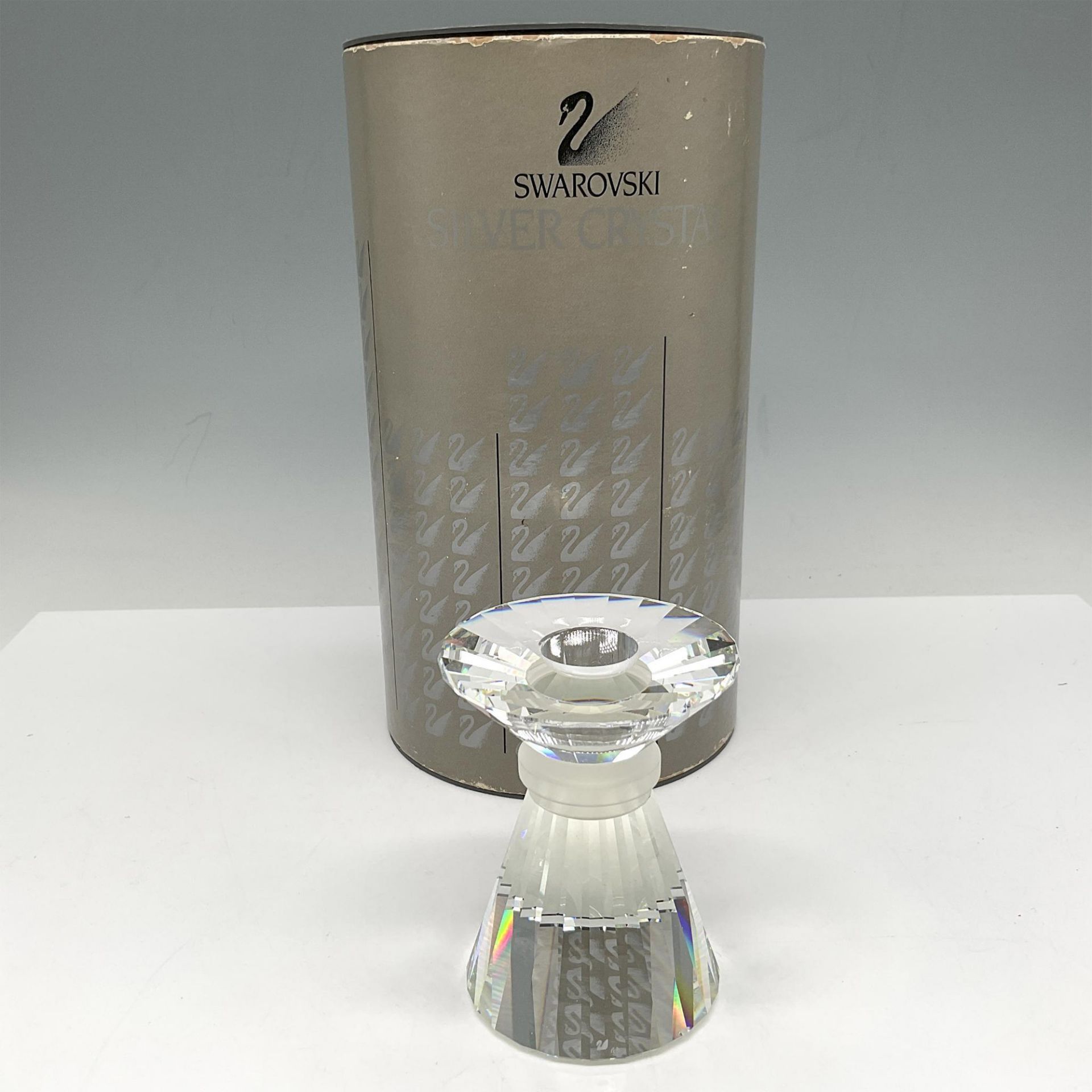 Swarovski Silver Crystal Candle Holder - Bild 3 aus 3