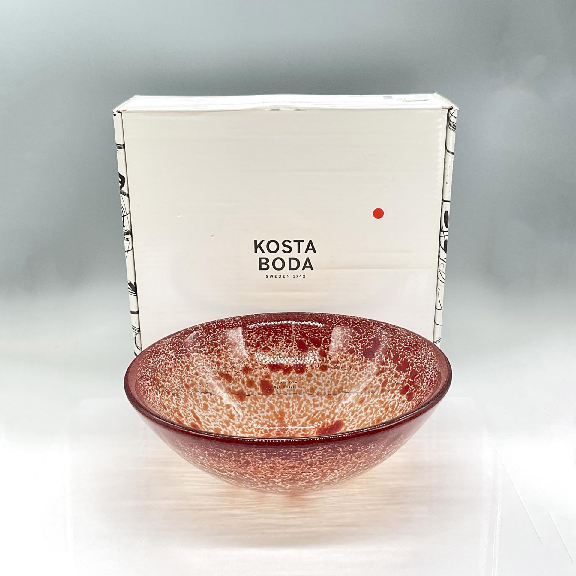 Kosta Boda Glass Bowl, Tellus by Anna Ehrner - Image 4 of 4