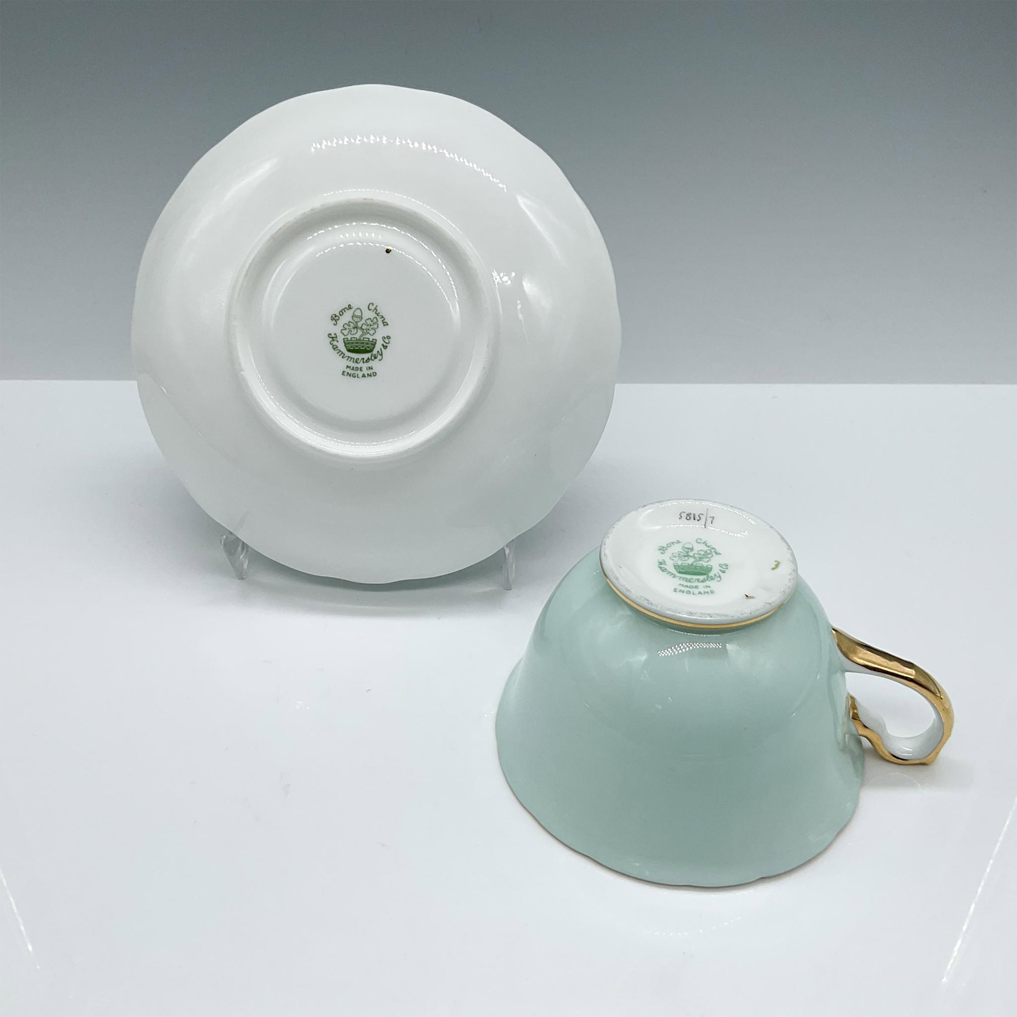 Hammersley & Co Bone China Tea Cup and Saucer Set - Image 5 of 5