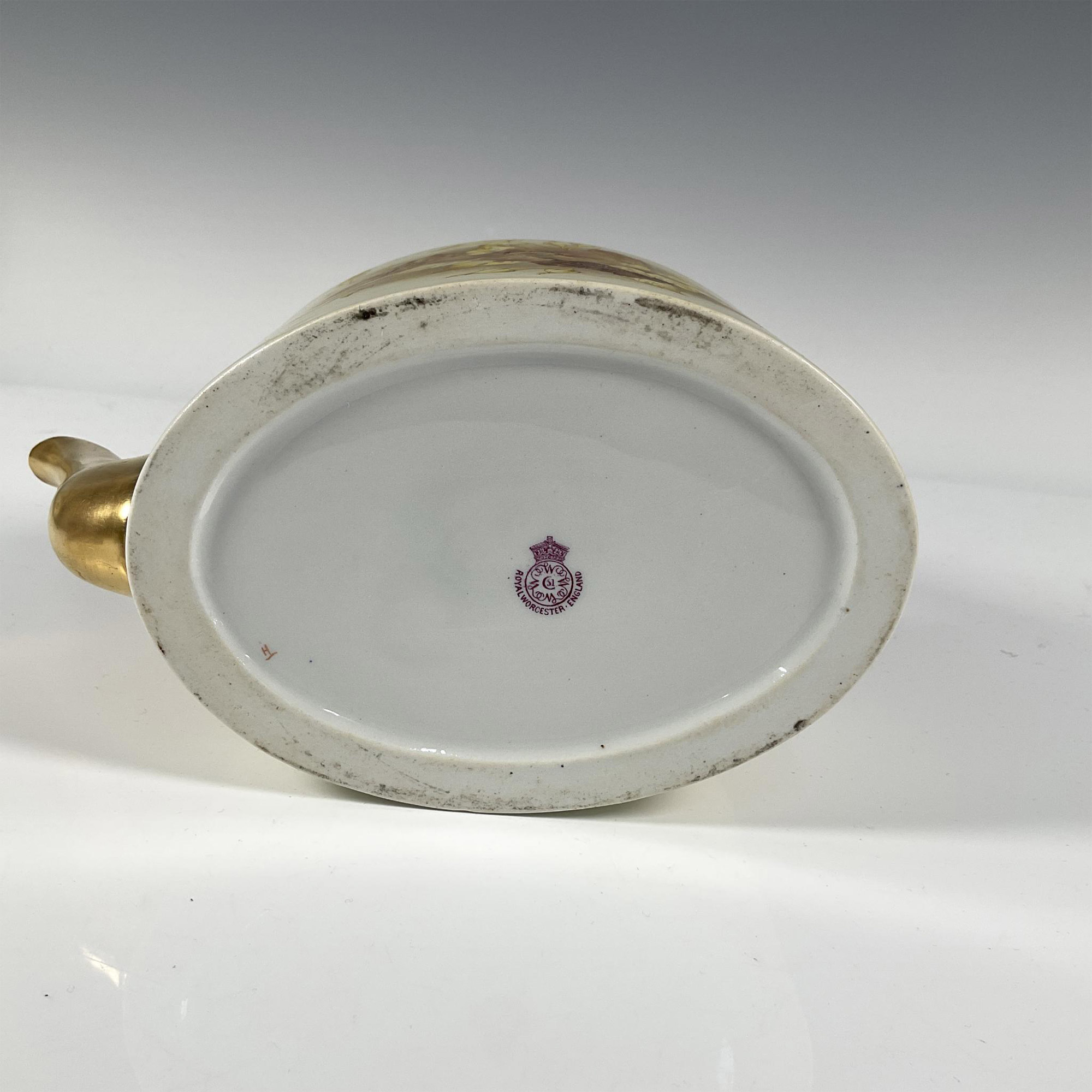 Royal Worcester Porcelain Tea Pot - Image 3 of 3