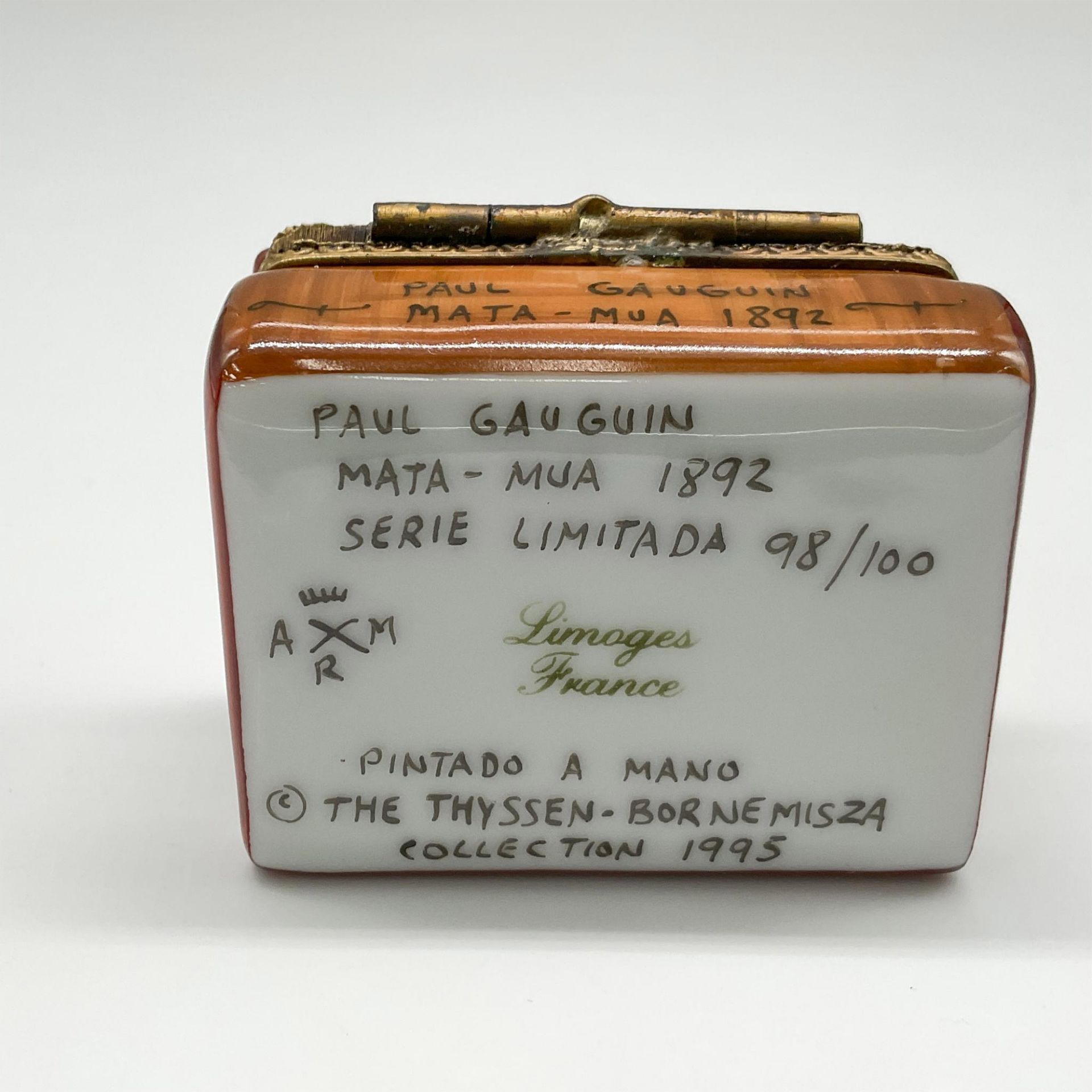Limoges Porcelain Paul Gauguin Mata-Mua Box - Bild 4 aus 4