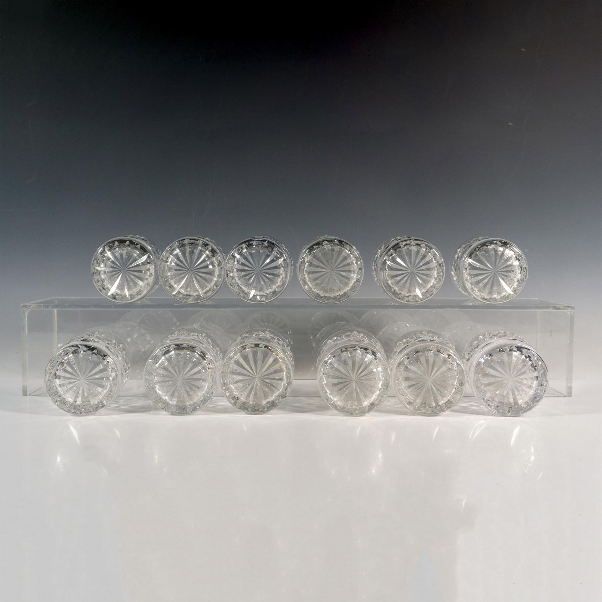 12pc Royal Doulton Crystal Rummers, Georgian - Image 3 of 4