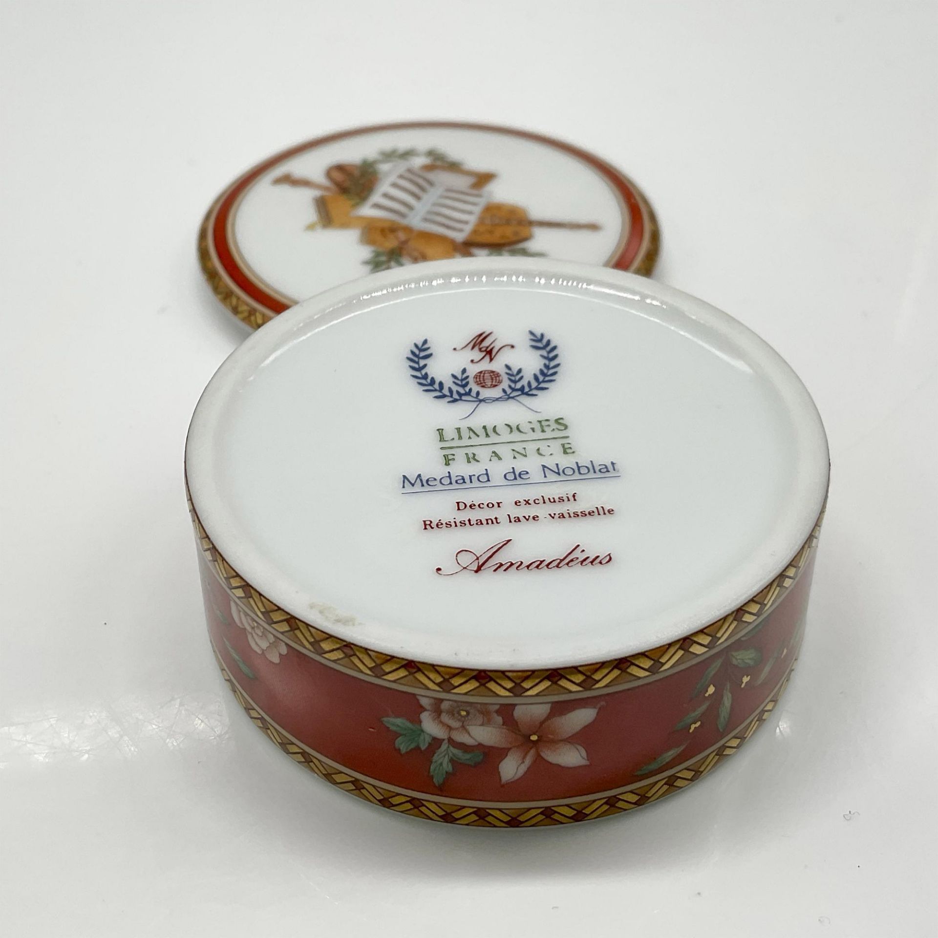 Limoges Porcelain Amadeus Keepsake Box - Bild 4 aus 4