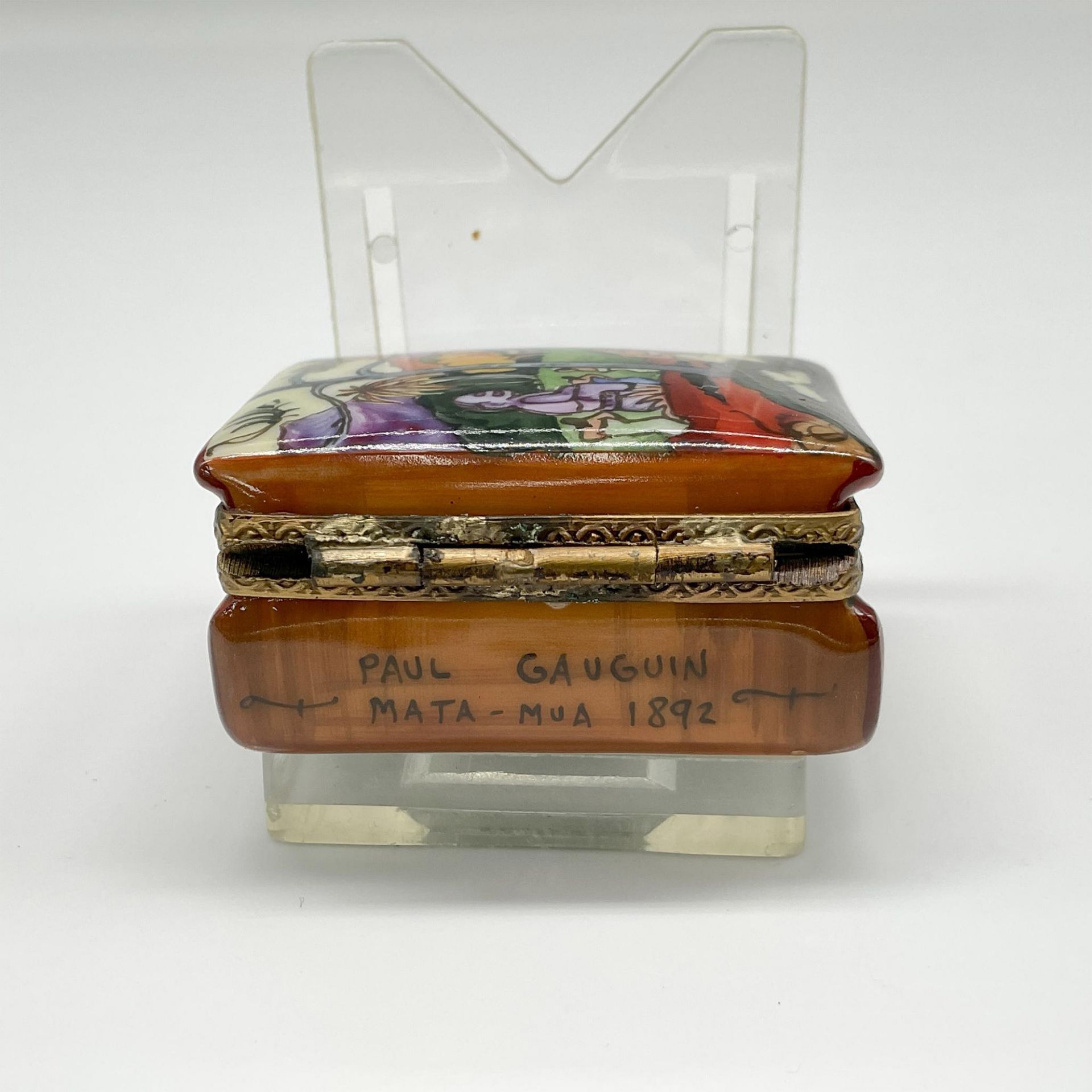 Limoges Porcelain Paul Gauguin Mata-Mua Box - Bild 2 aus 4