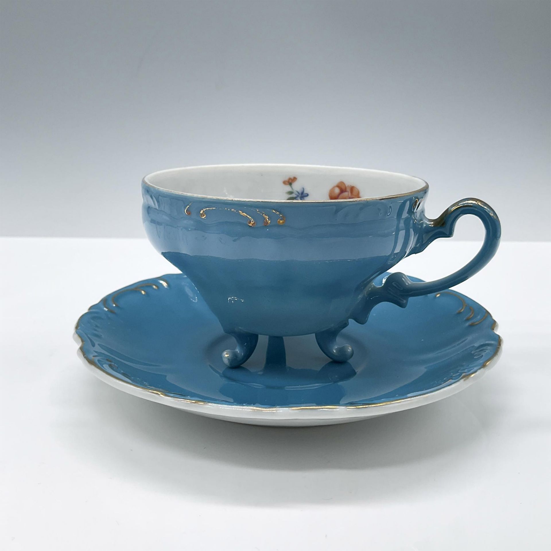 M Japan, Porcelain Tea Cup and Saucer Set