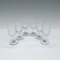 6pc Baccarat Crystal Cordial Glasses, Nancy Cut