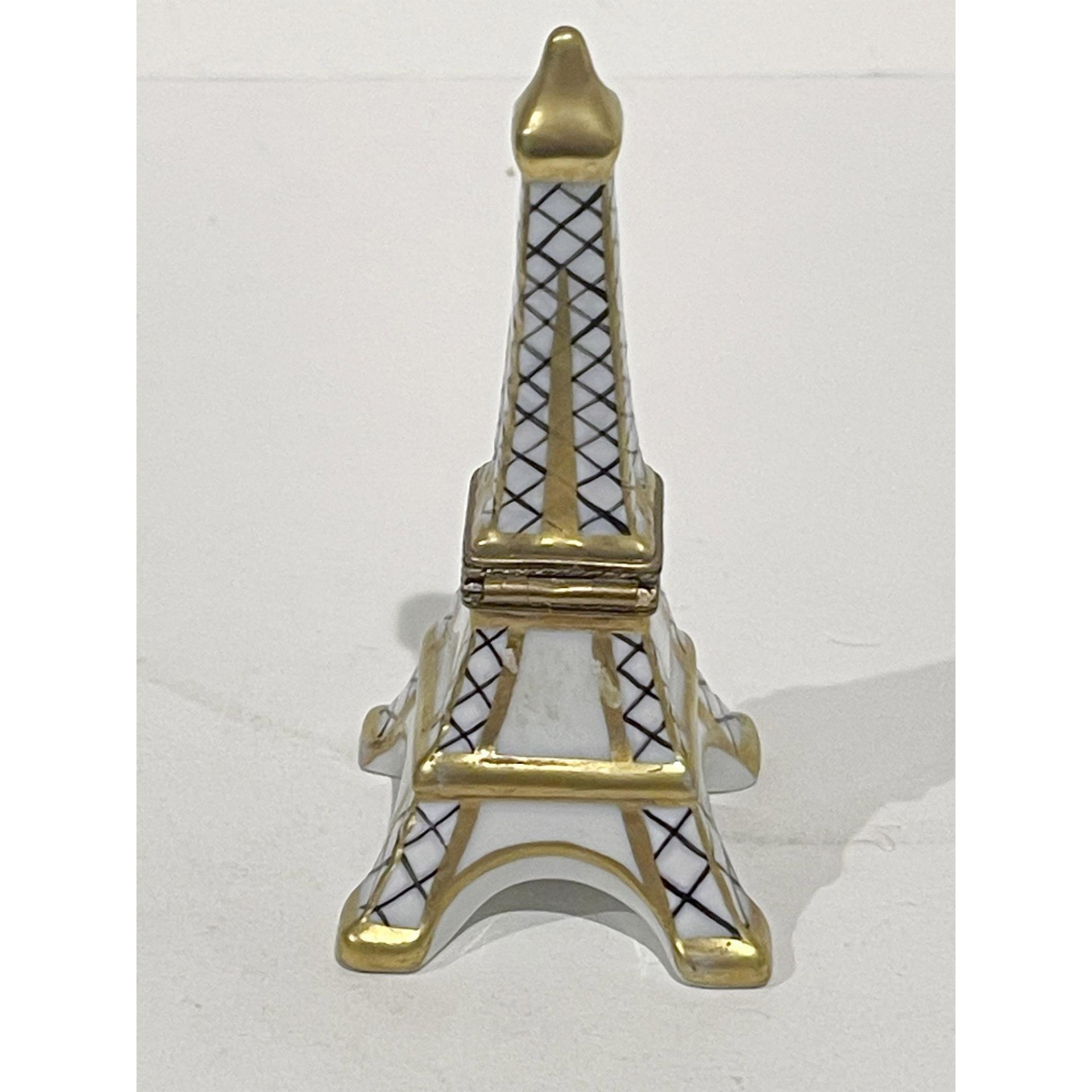 Limited Ed Limoges Keepsake, Eiffel Tower Signed Numbered - Bild 2 aus 3