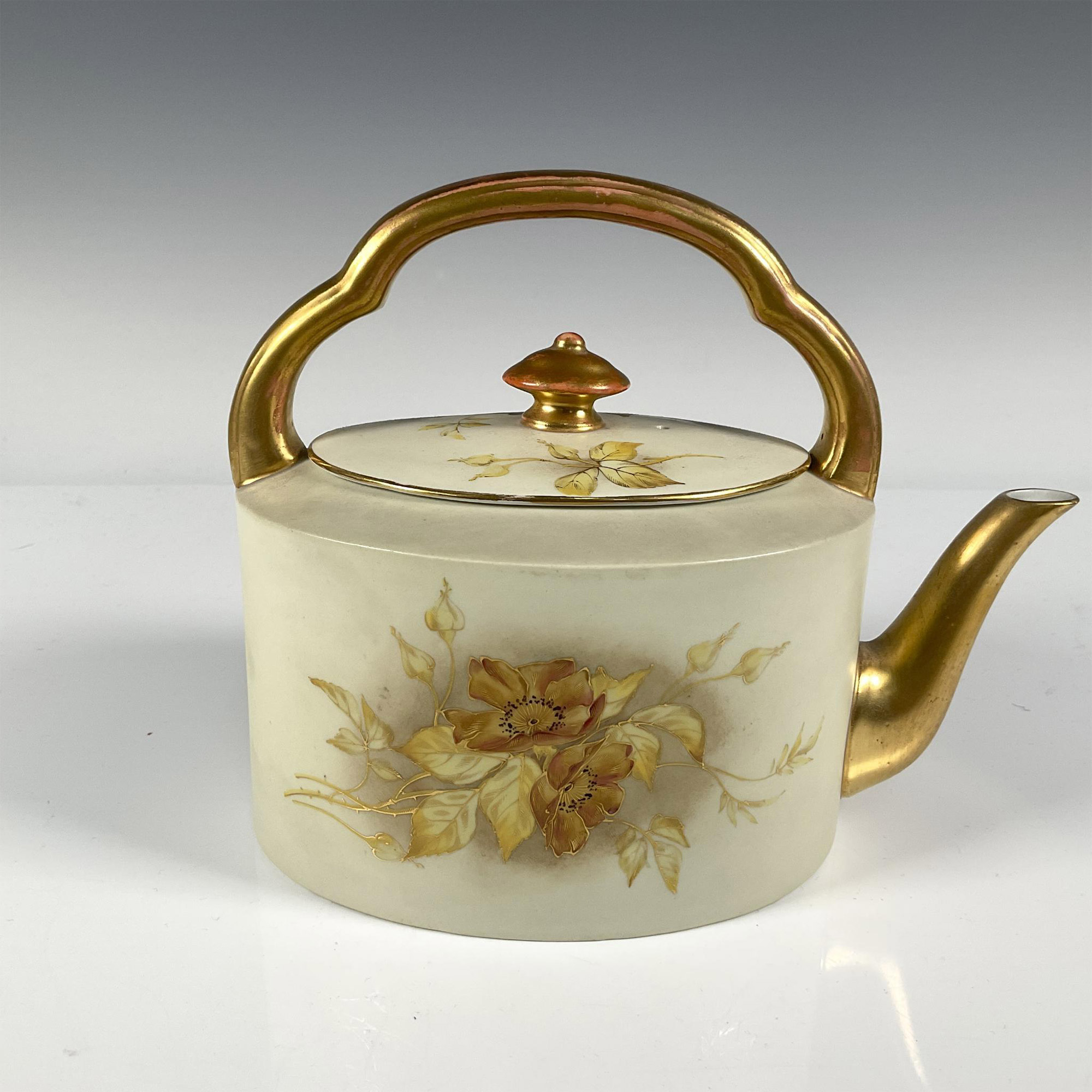 Royal Worcester Porcelain Tea Pot - Image 2 of 3