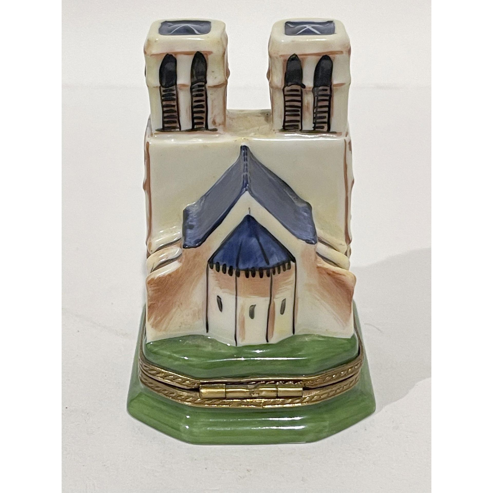 Limoges Keepsake Box, Notre Dame Cathedral with Quasimodo - Bild 4 aus 6