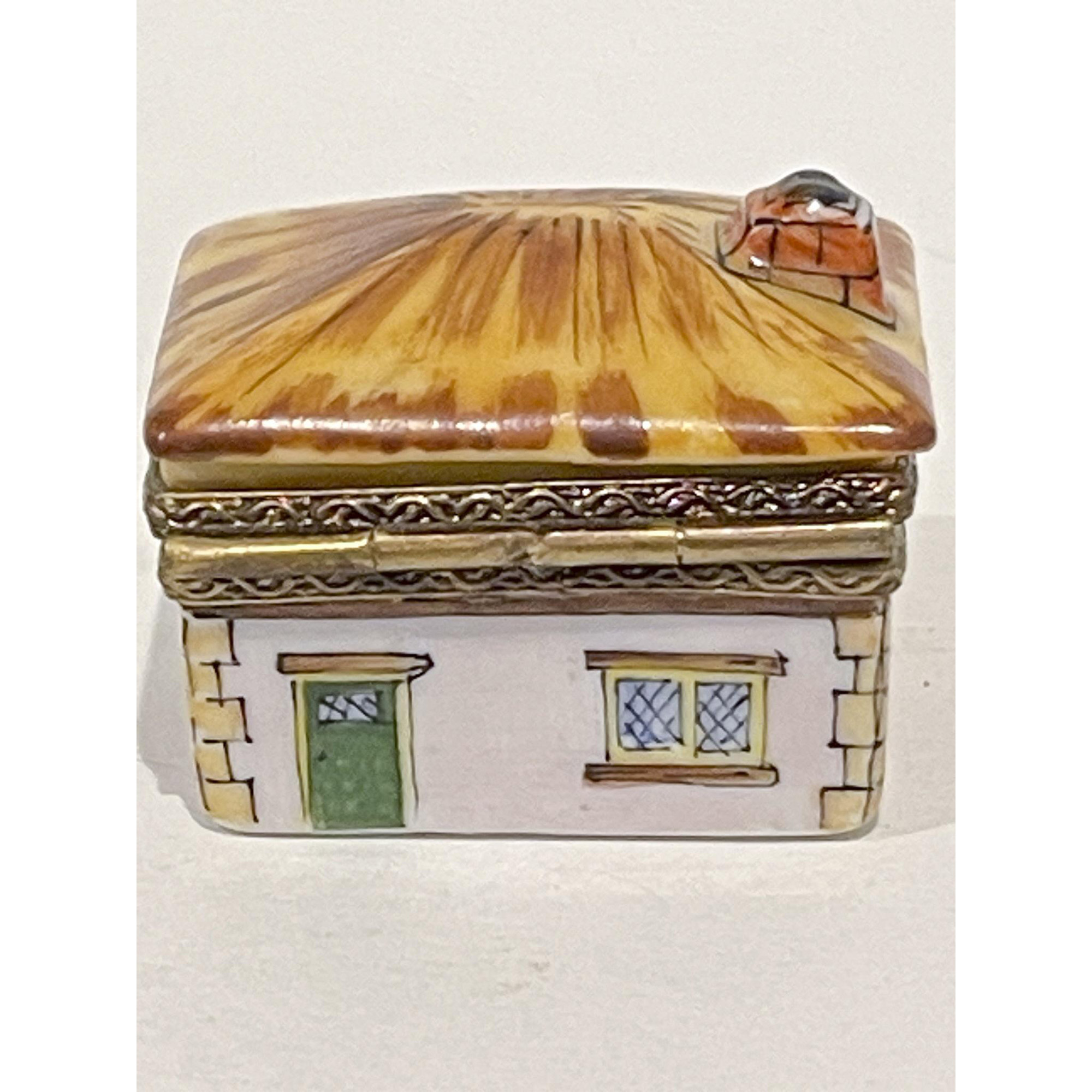 Limited Ed Limoges Keepsake, French Country Cottage House - Image 2 of 4