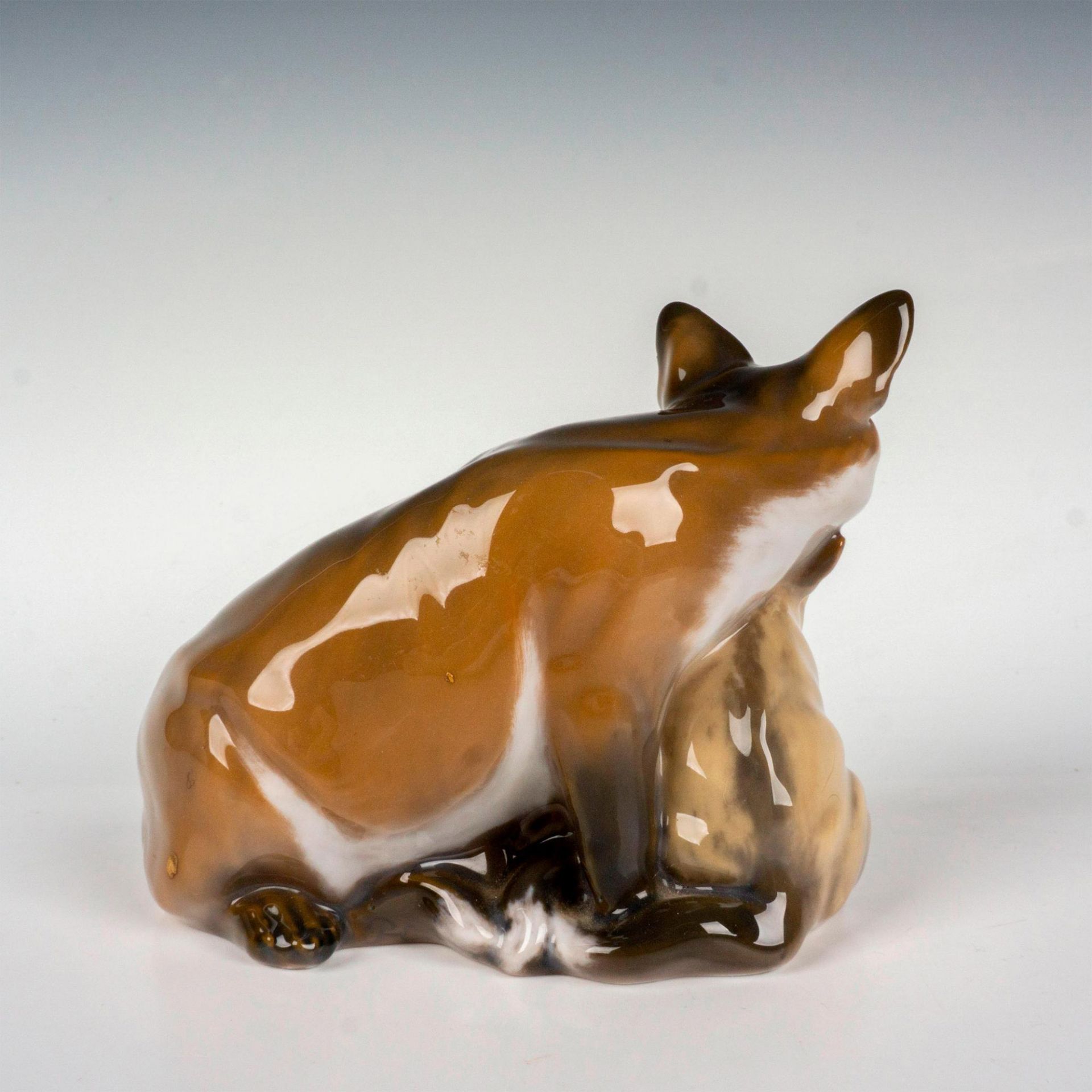 Royal Copenhagen Figurine, Vixen With Cubs - Bild 2 aus 3