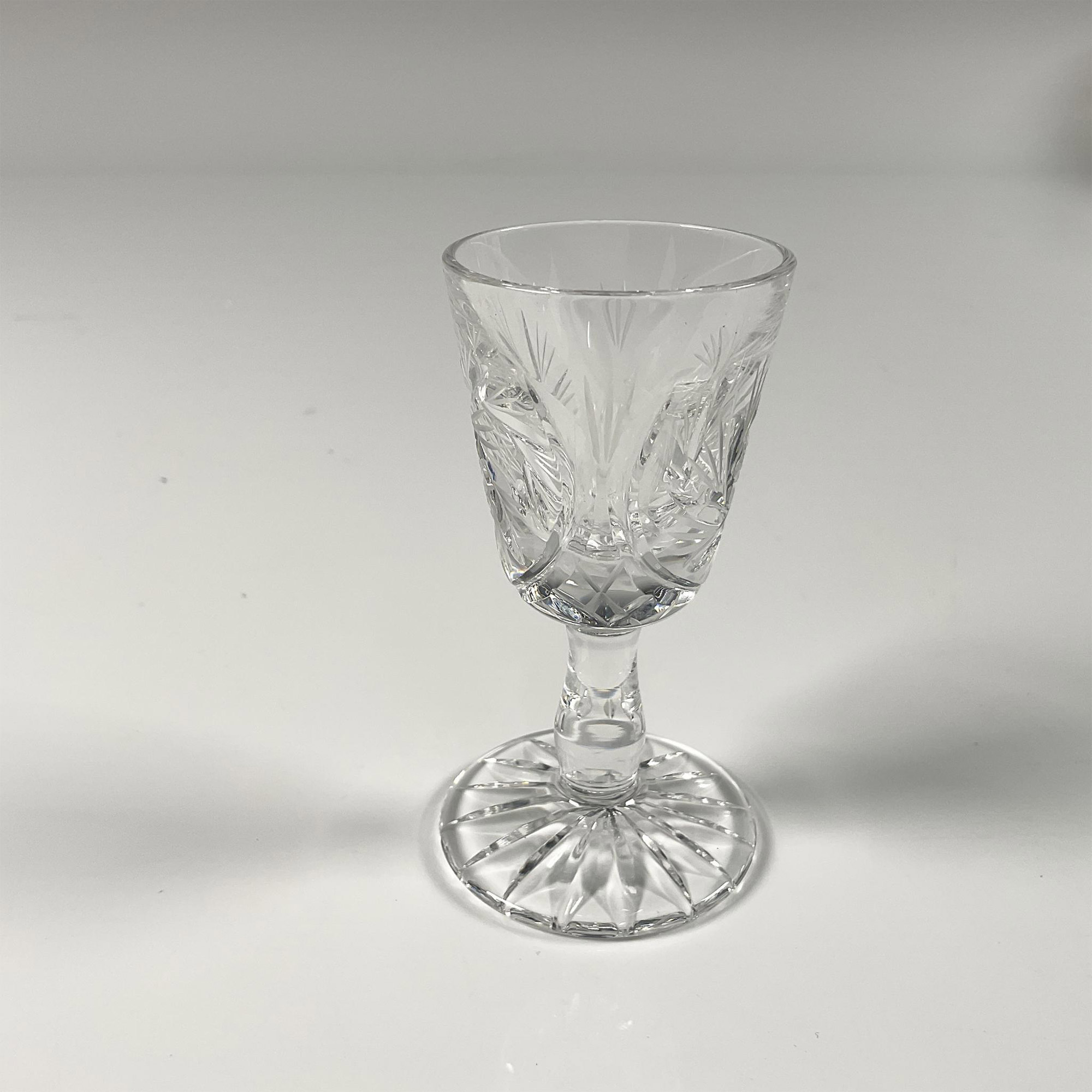 4pc Cordial-Aperitif Crystal Glasses - Image 2 of 3