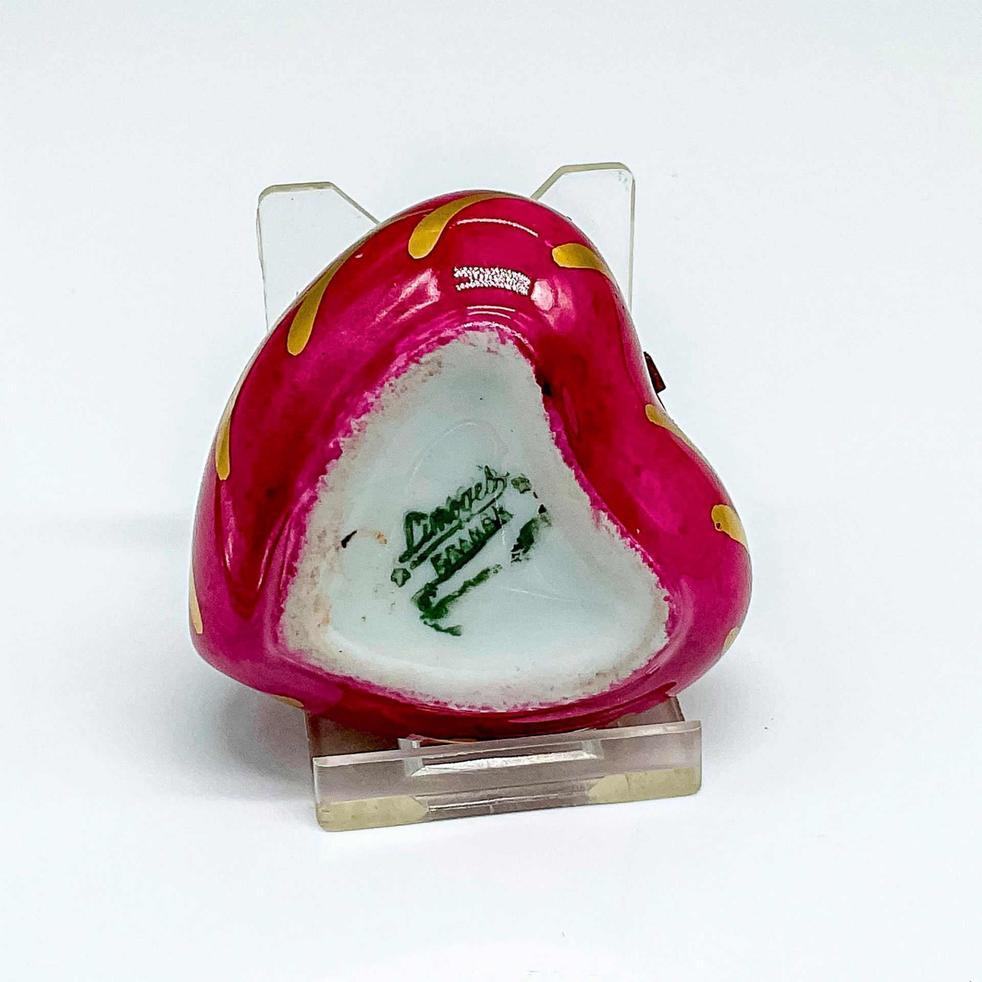 Limoges Porcelain Heart Trinket Box - Bild 4 aus 4