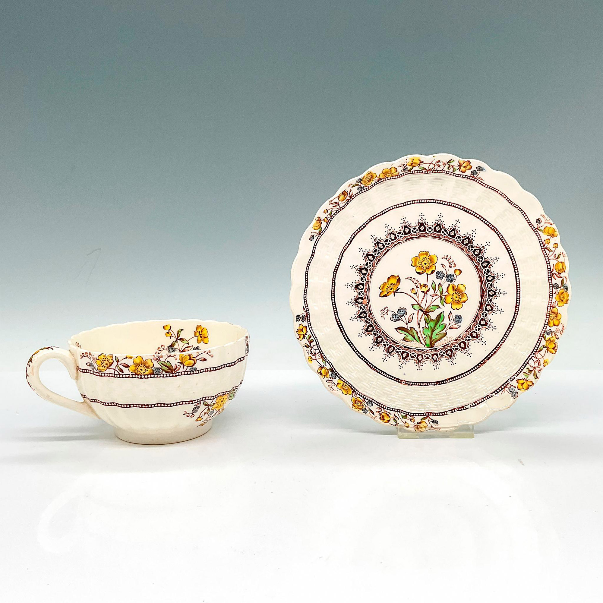 Copeland Spode Breakfast Cup and Saucer, Buttercup - Image 2 of 3