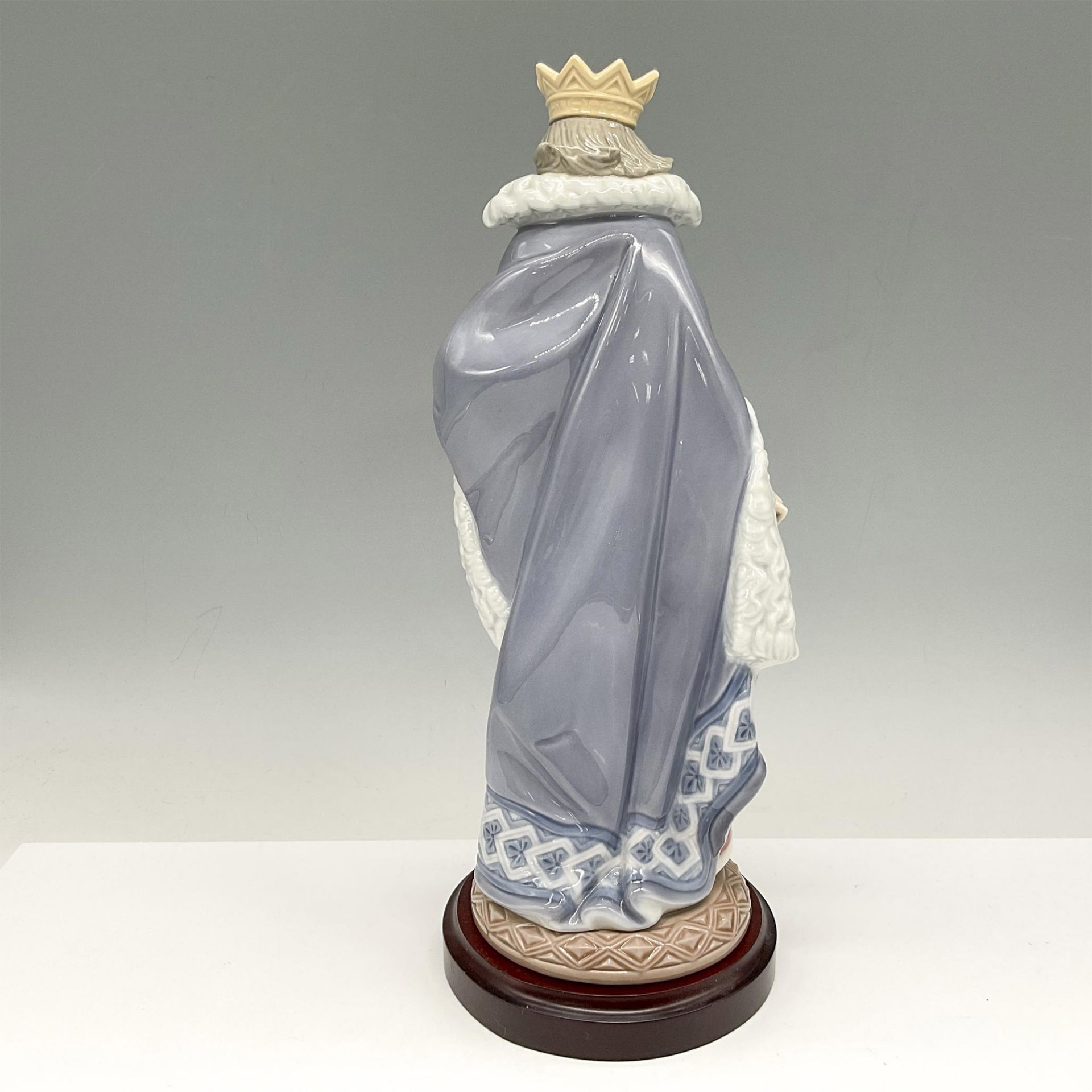 2pc Rey De Copas 01005366 + Base - Lladro Porcelain Figurine - Bild 2 aus 3