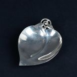 Tiffany & Co. Sterling Silver Ball Footed Leaf Dish