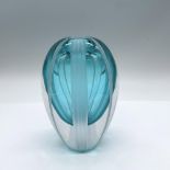 Waterford Aqua Haze Vase, Evolution Ocean Motif