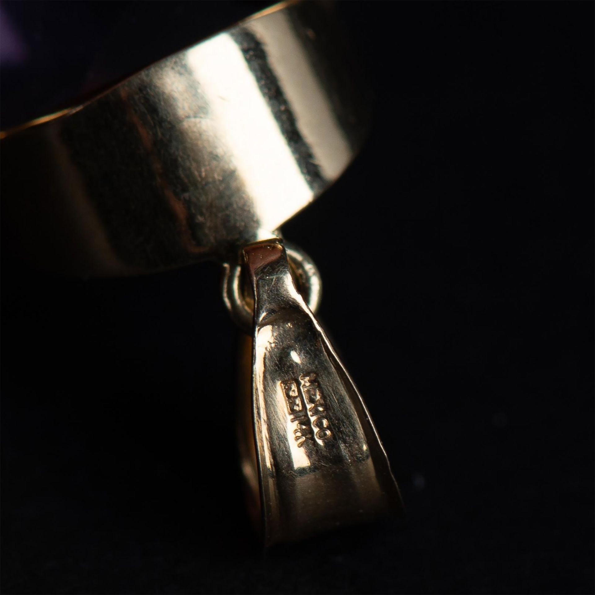 Fabulous 14K Gold & Amethyst Pendant - Image 4 of 5