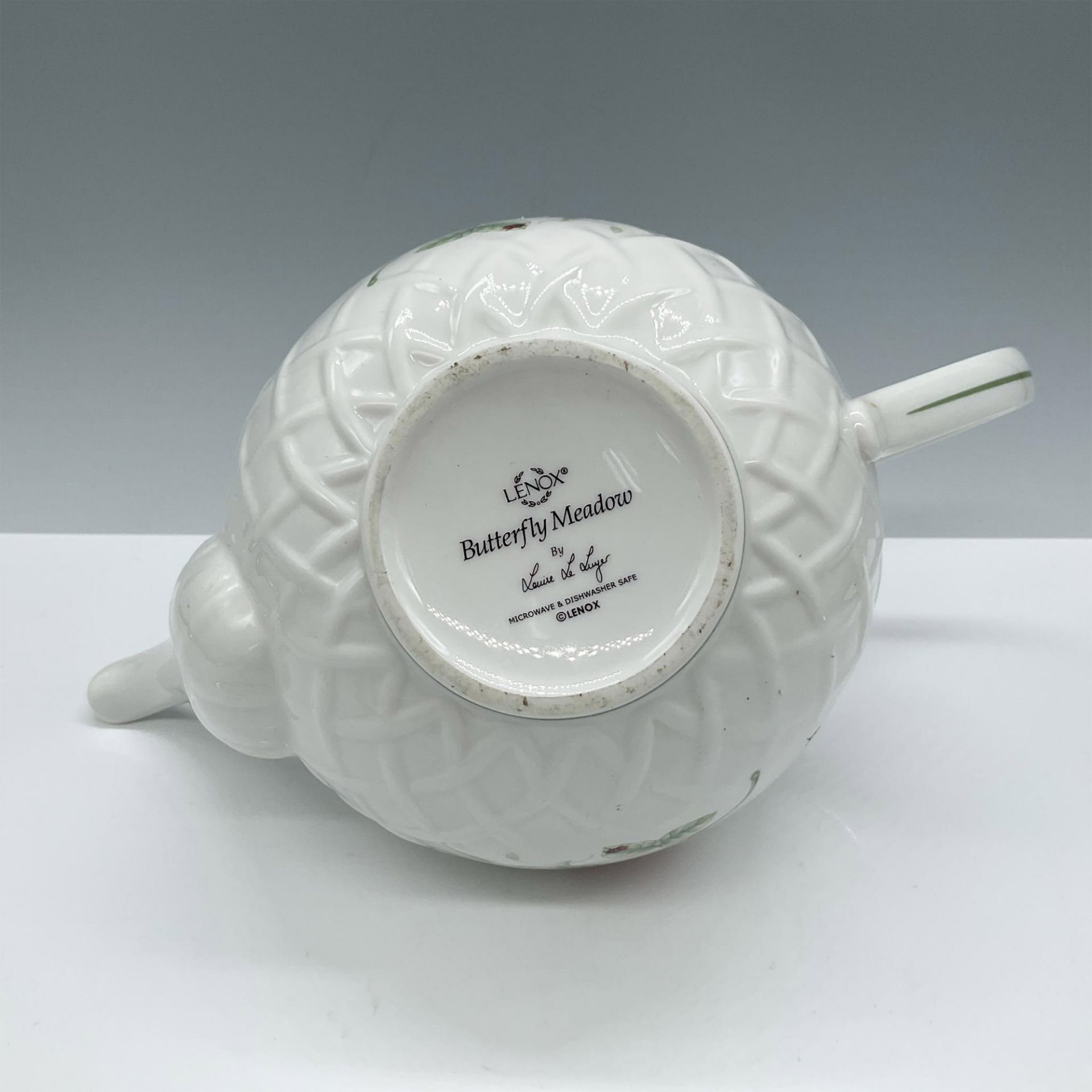 Lenox Porcelain Lidded Tea Pot, Butterfly Meadow Collection - Bild 4 aus 4
