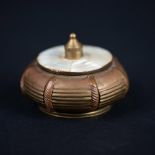 Vintage Brass & Mother of Peal Trinket Box