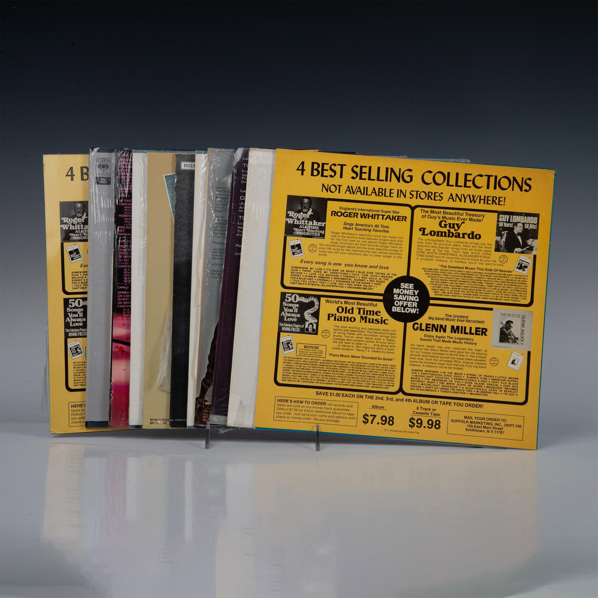 11pc Julio Iglesias, Pavarotti, Emmanuel & Roselli Vinyl LPs - Image 2 of 4