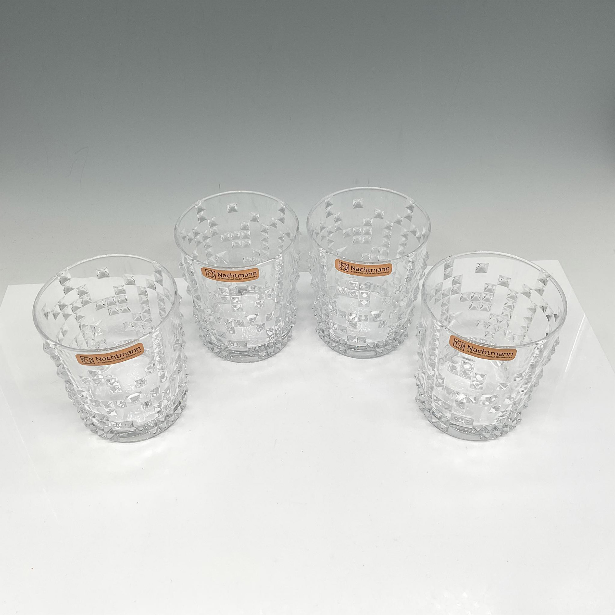 Nachtmann Bavarian Crystal Whisky Tumblers, Set of 4 - Image 2 of 4