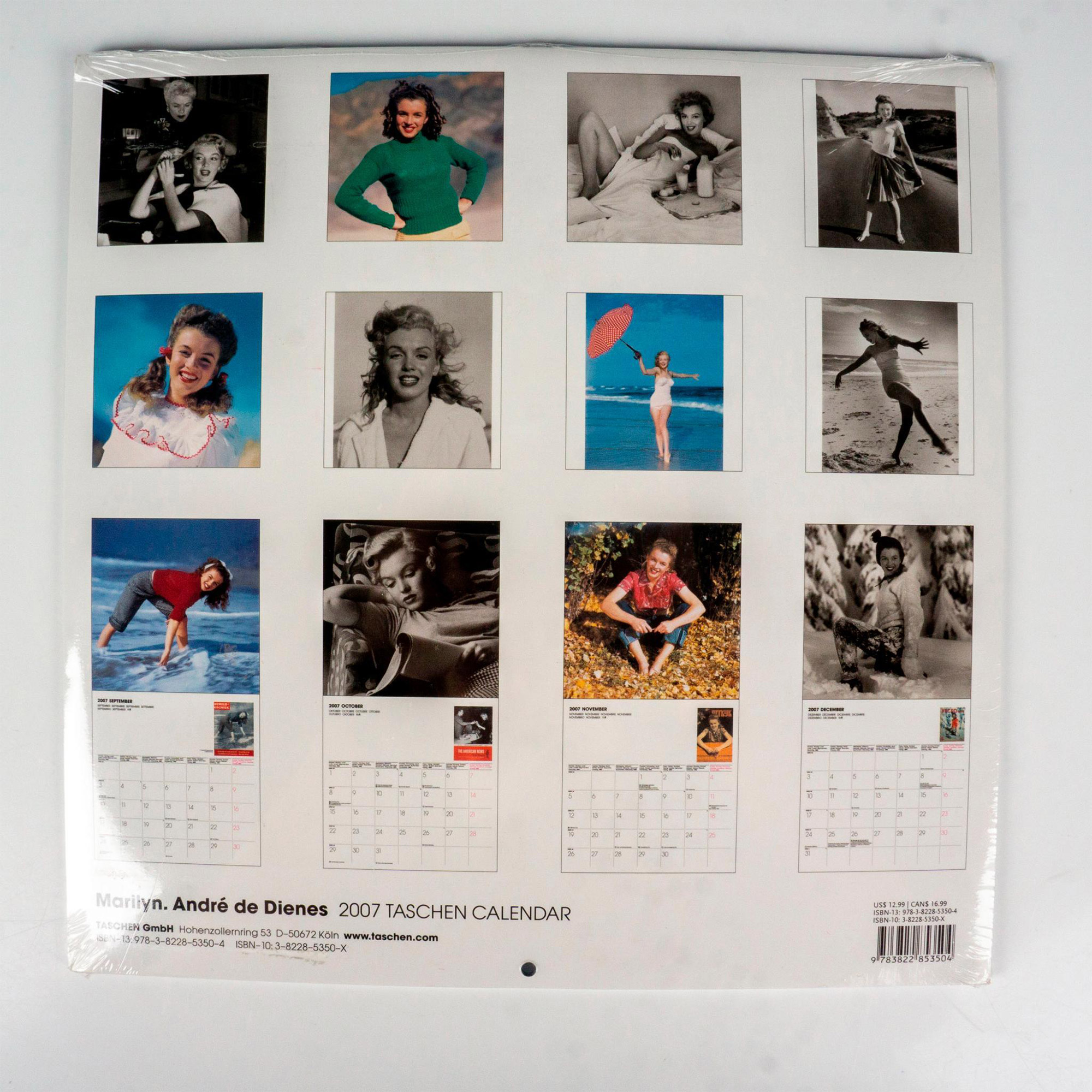Taschen Calendar, Marilyn by Andre de Dienes 2007 - Image 2 of 2