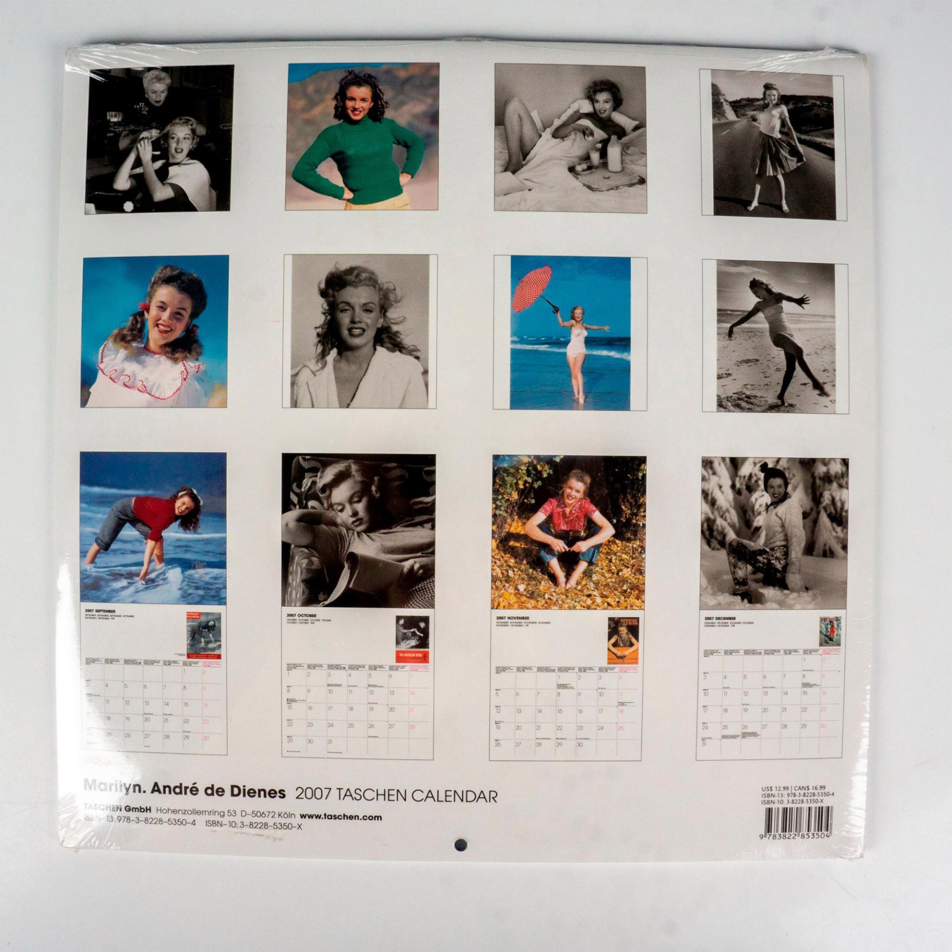 Taschen Calendar, Marilyn by Andre de Dienes 2007 - Bild 2 aus 2