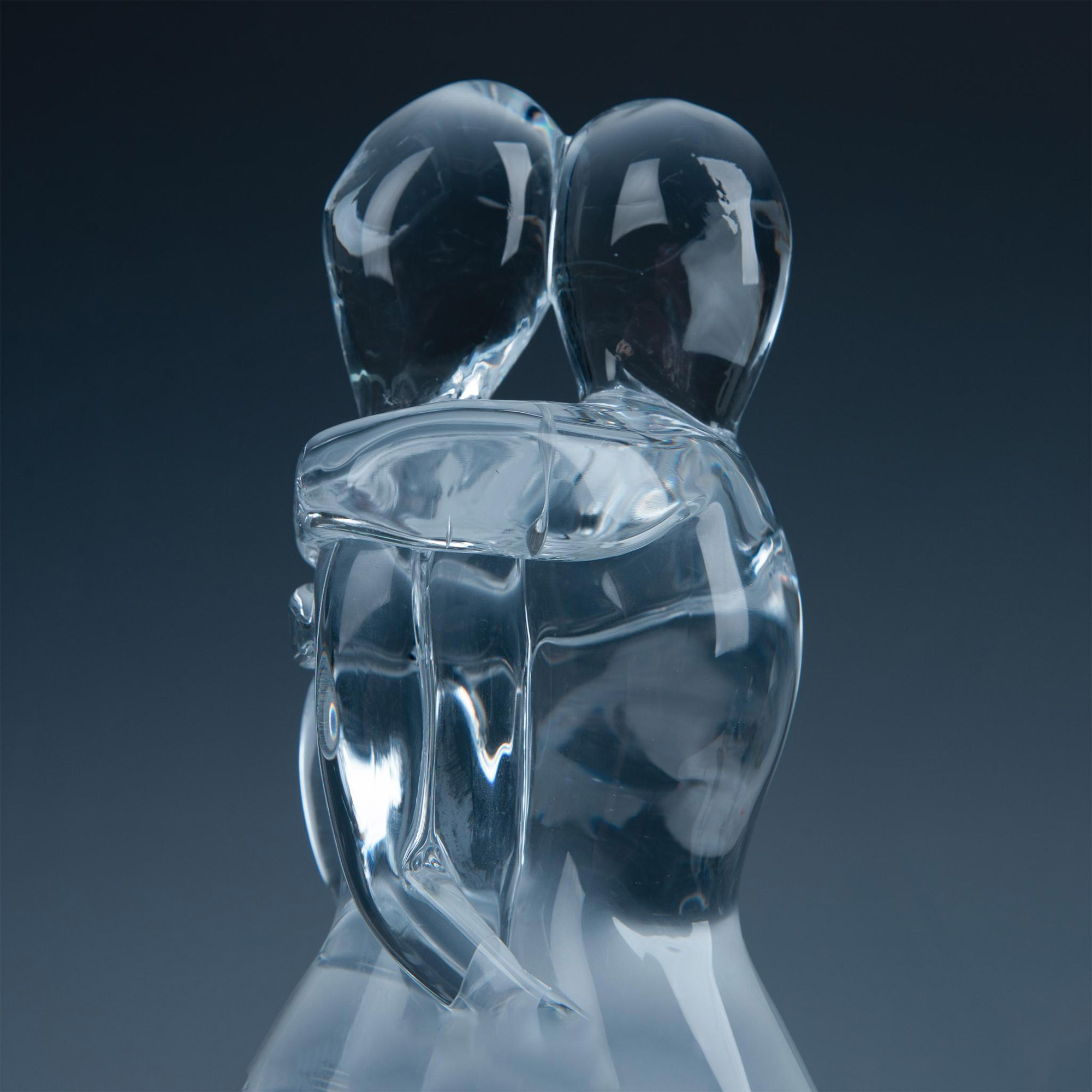 Murano Glass Sculpture by Renato Anatra, Two Lovers - Image 4 of 5