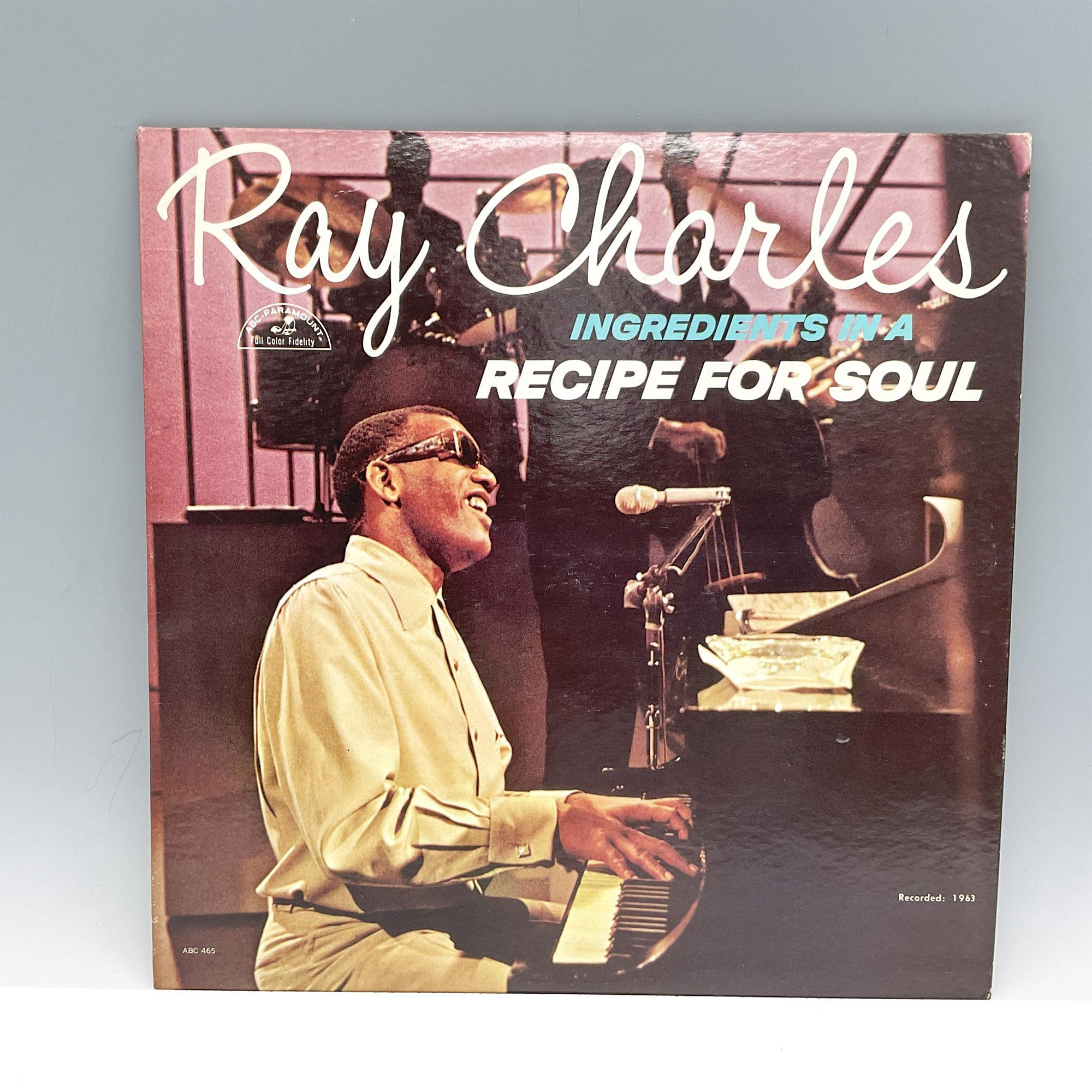 2pc Vintage Ray Charles High Fidelity Vinyl LPs - Image 3 of 4