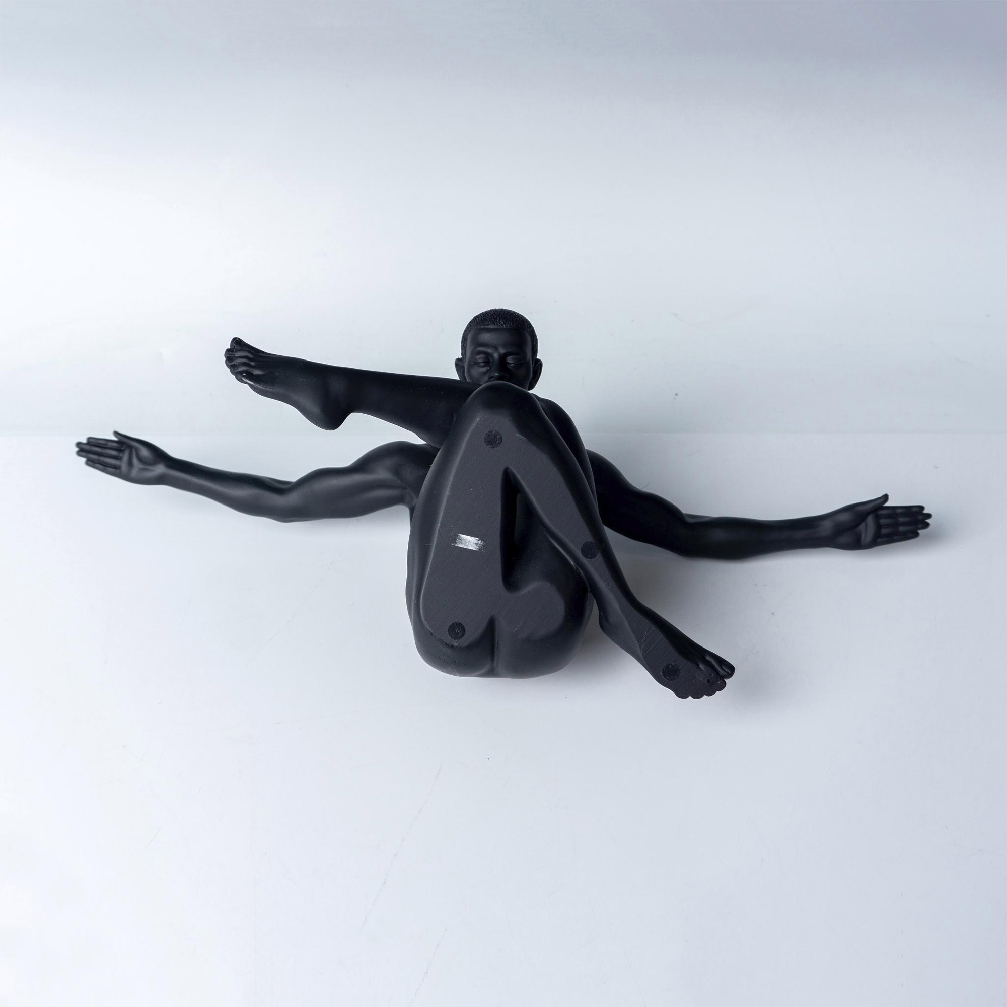 Resin Figure Statuette, Athletic Man In a Yoga Pose - Image 4 of 5