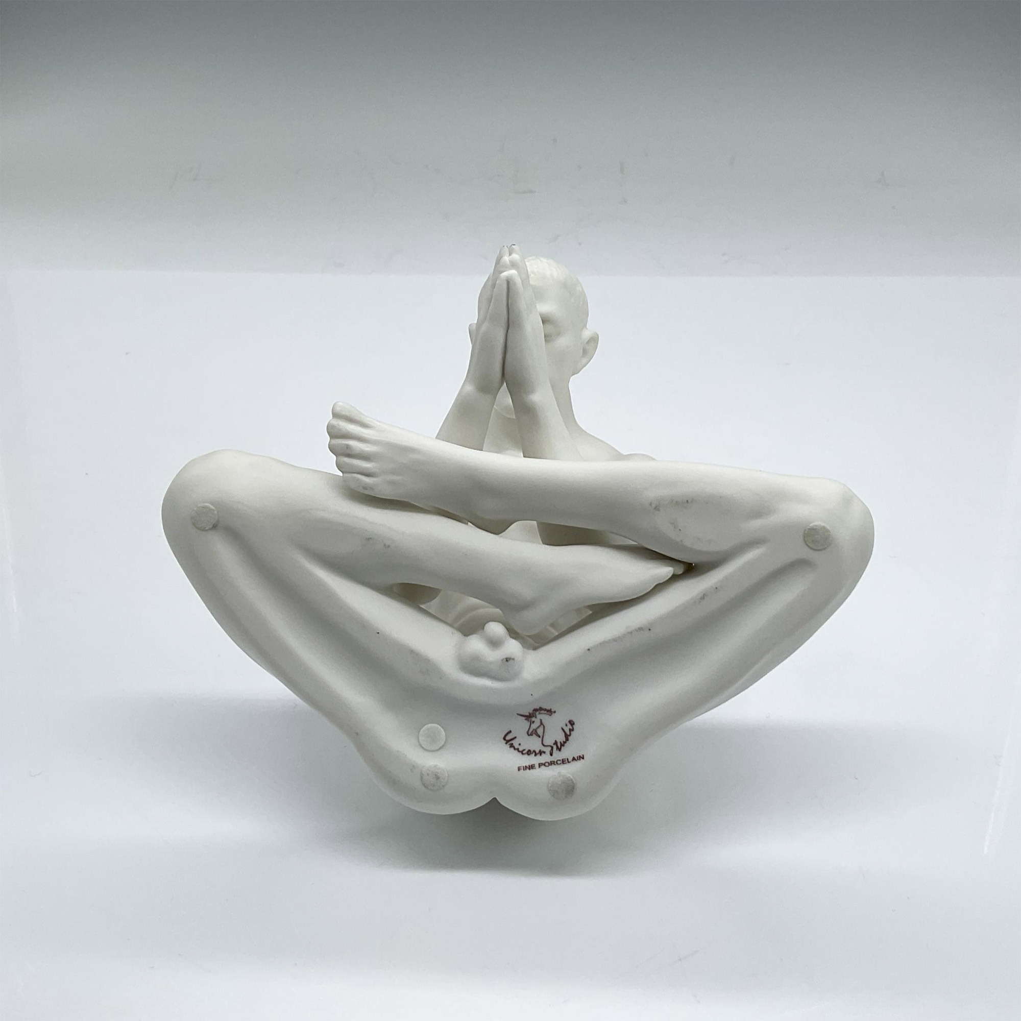 Unicorn Studios Porcelain Figure, Nude Male In Yoga Pose - Image 4 of 4
