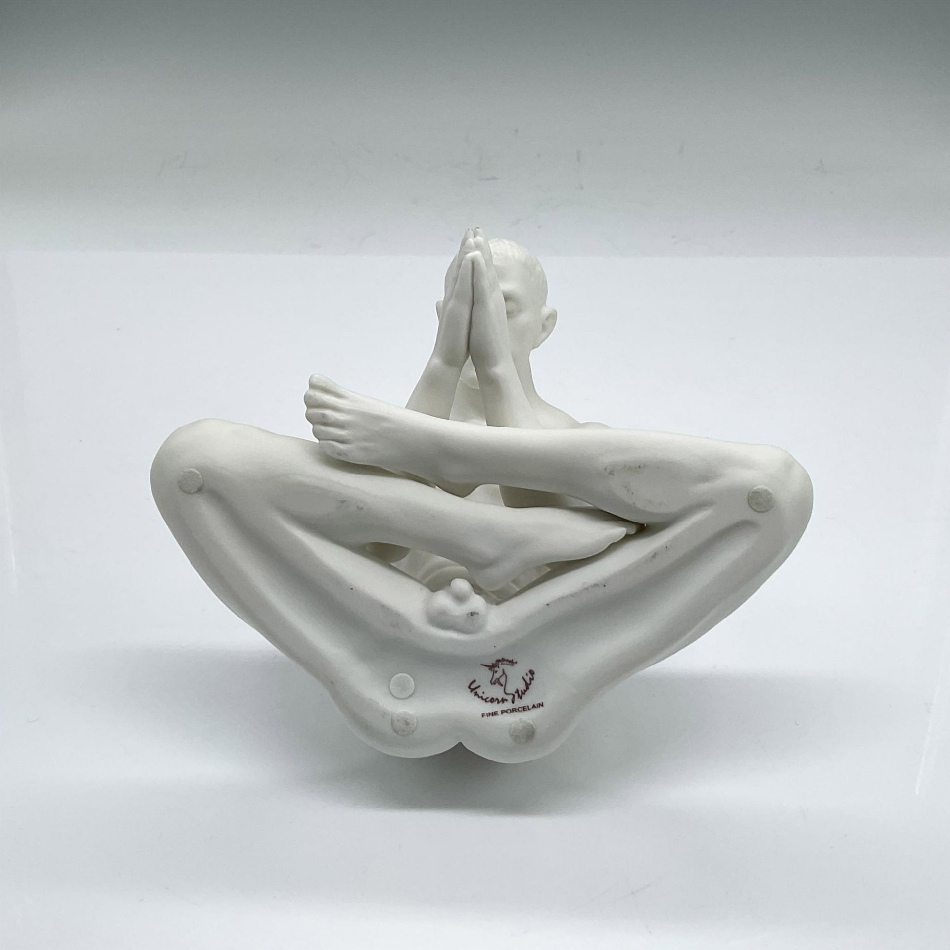 Unicorn Studios Porcelain Figure, Nude Male In Yoga Pose - Bild 4 aus 4