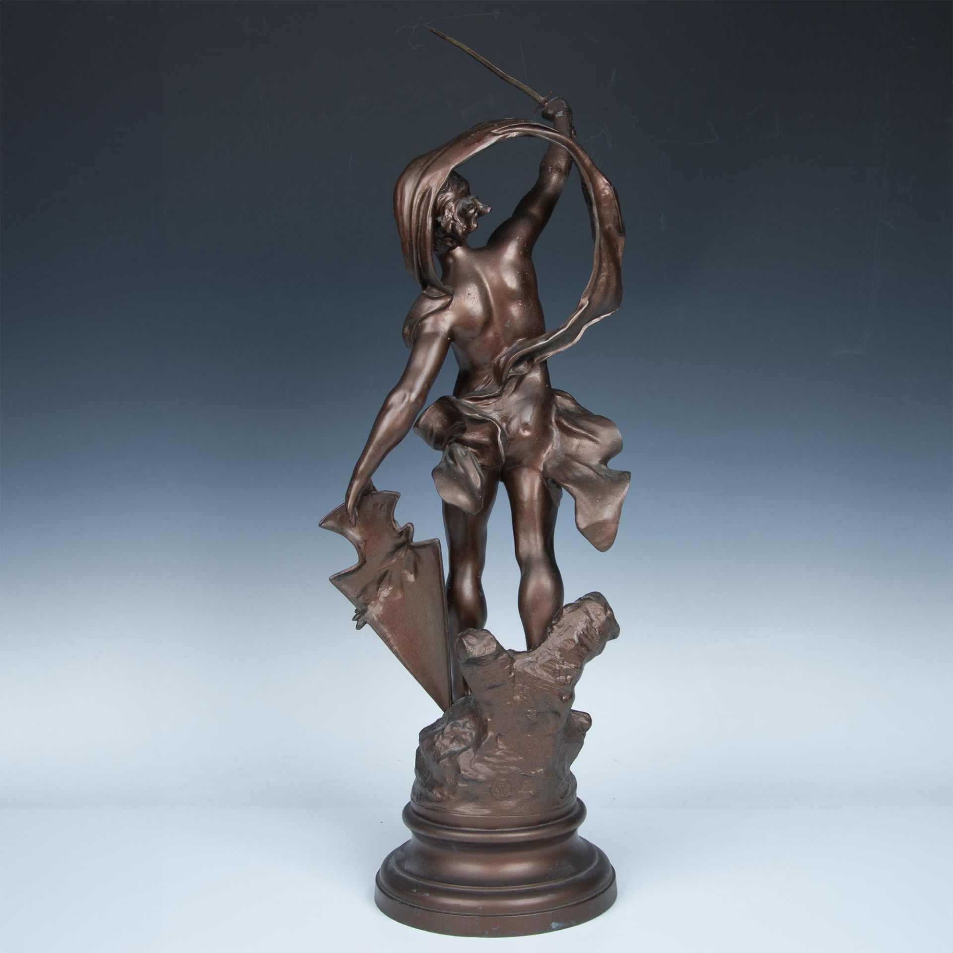 After Auguste Moreau Bronze Plated Sculpture, Patrie - Image 5 of 7