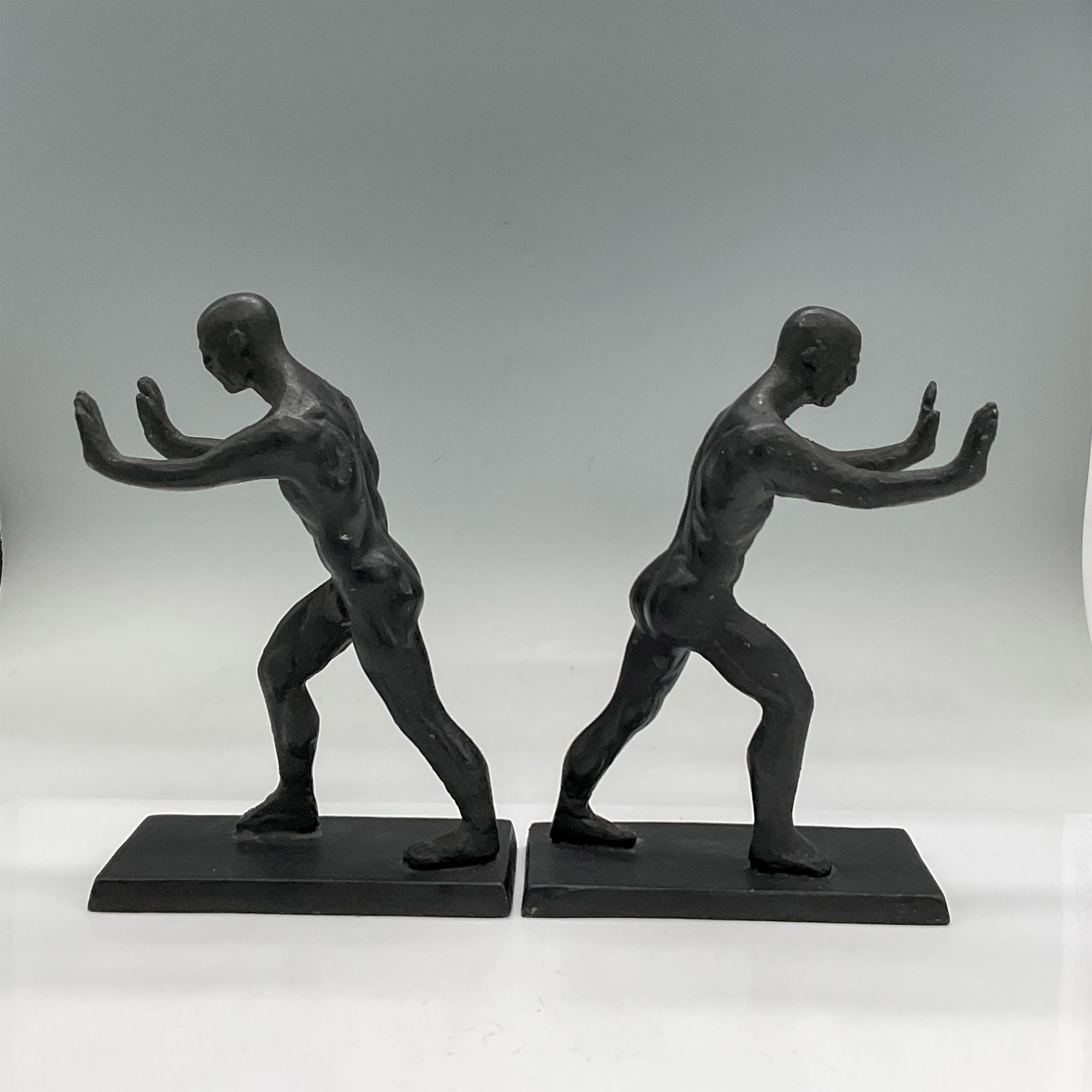 2pc Bronze Bookends, The Push For Something Better