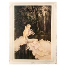 Louis Icart Art Deco Poster Print, Orchids