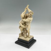G. Ruggeri Resin Nude Sculpture, Hercules and Diomedes