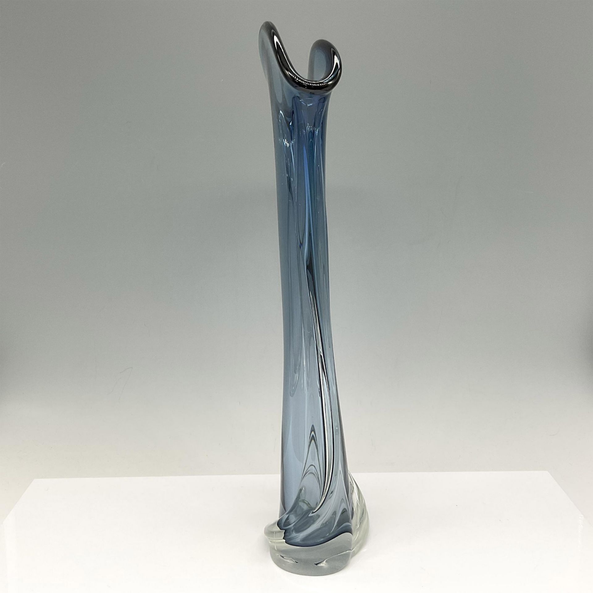 Matthew Buechner Art Glass Vase, Signed - Bild 3 aus 5