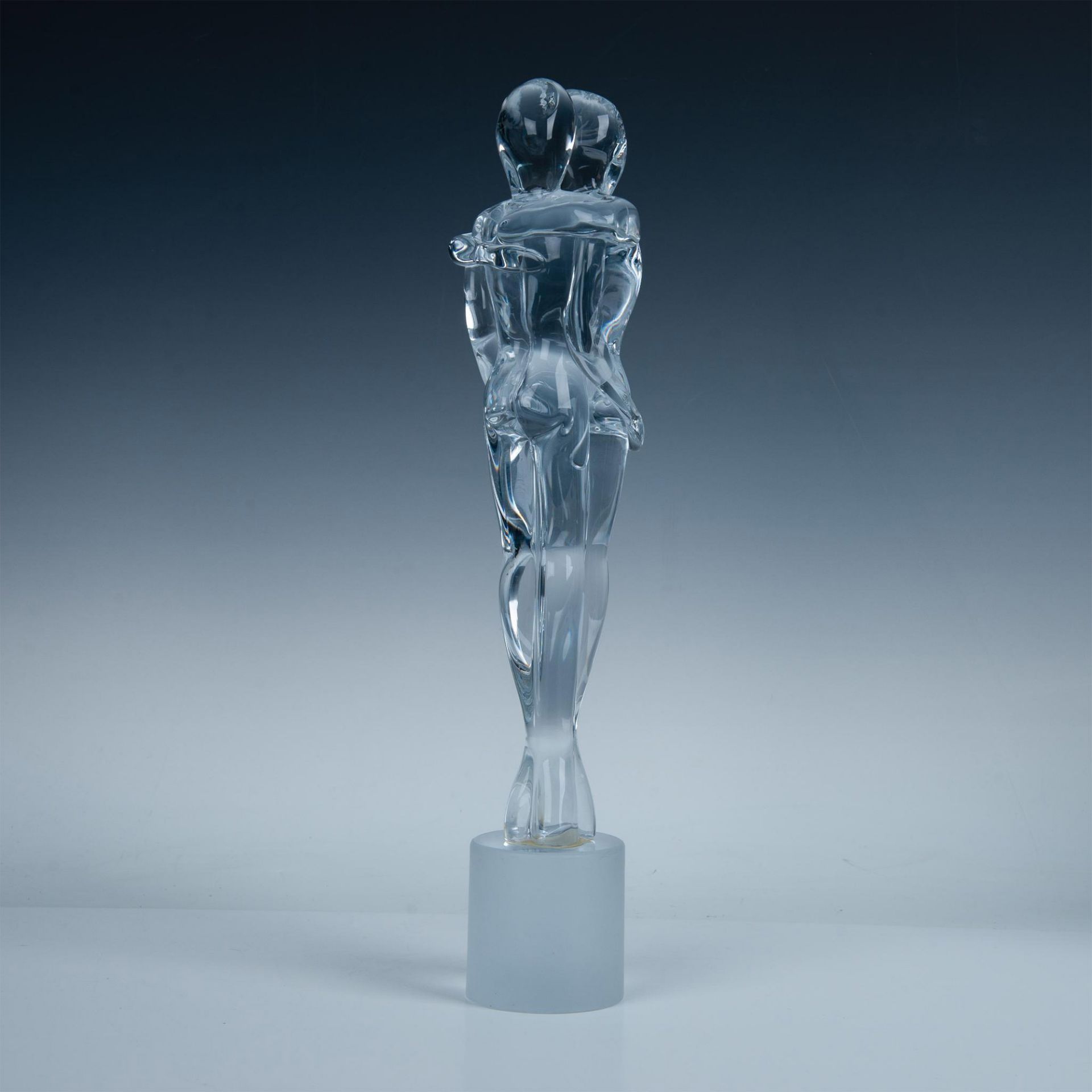 Murano Glass Sculpture by Renato Anatra, Two Lovers - Image 2 of 5