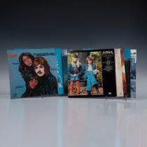 9pc Various Pop Music Artist Vinyl LPs