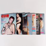 7pc Vintage Male Leather Erotica Magazines