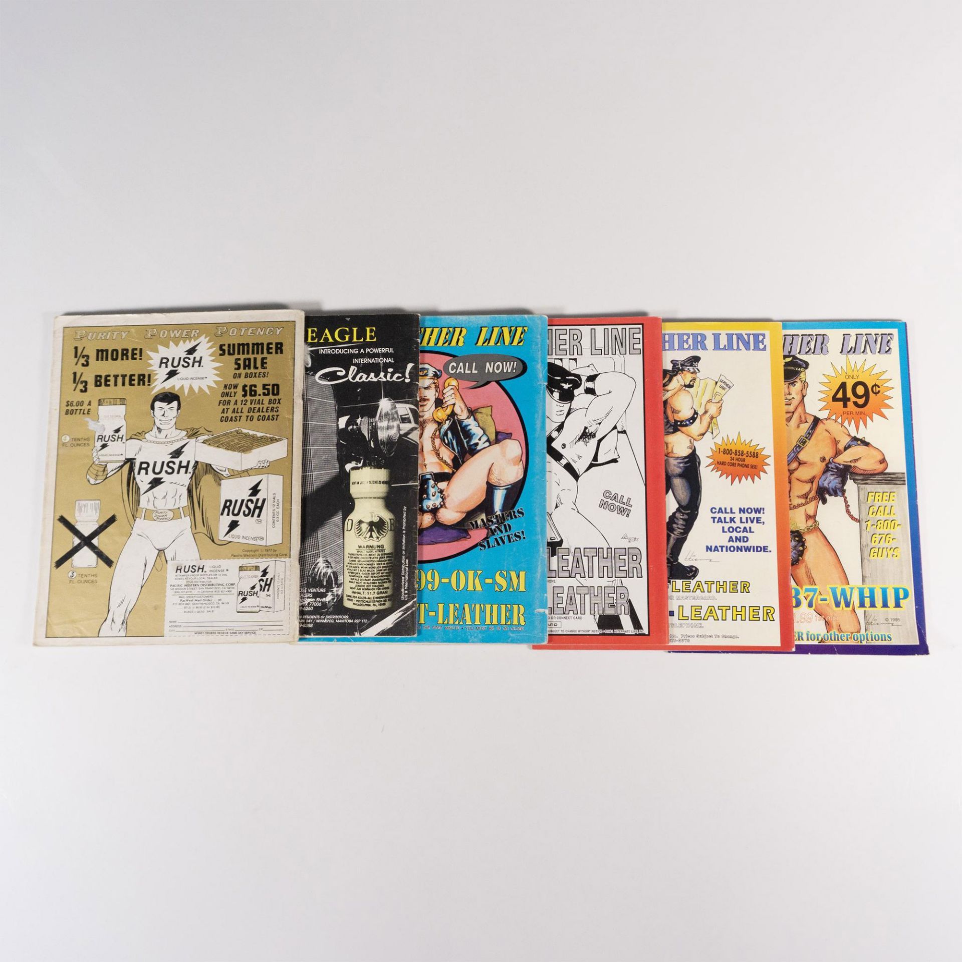 6pc Vintage Drummer Male S&M Erotica Magazines - Image 2 of 3